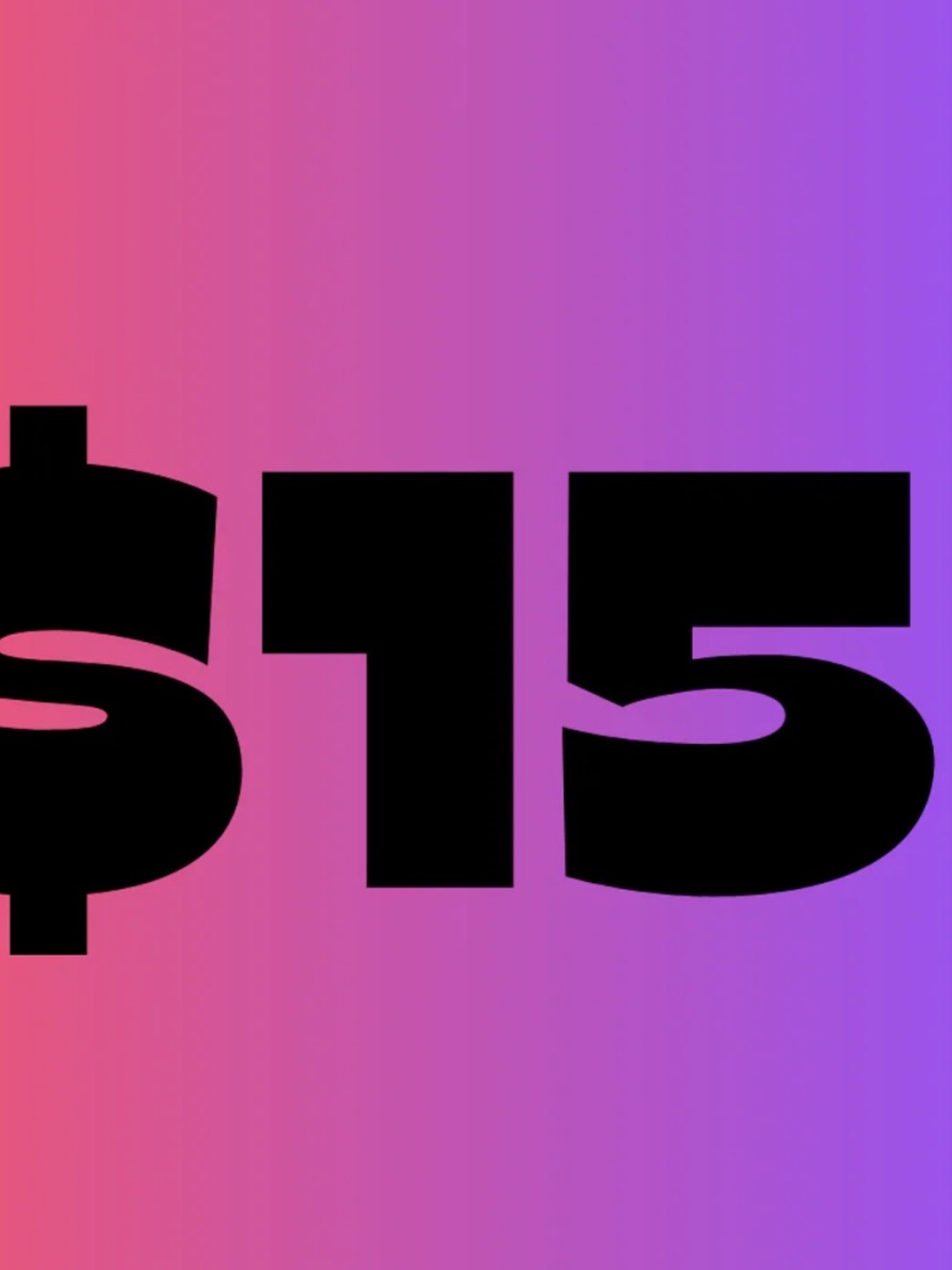 15.00 sale